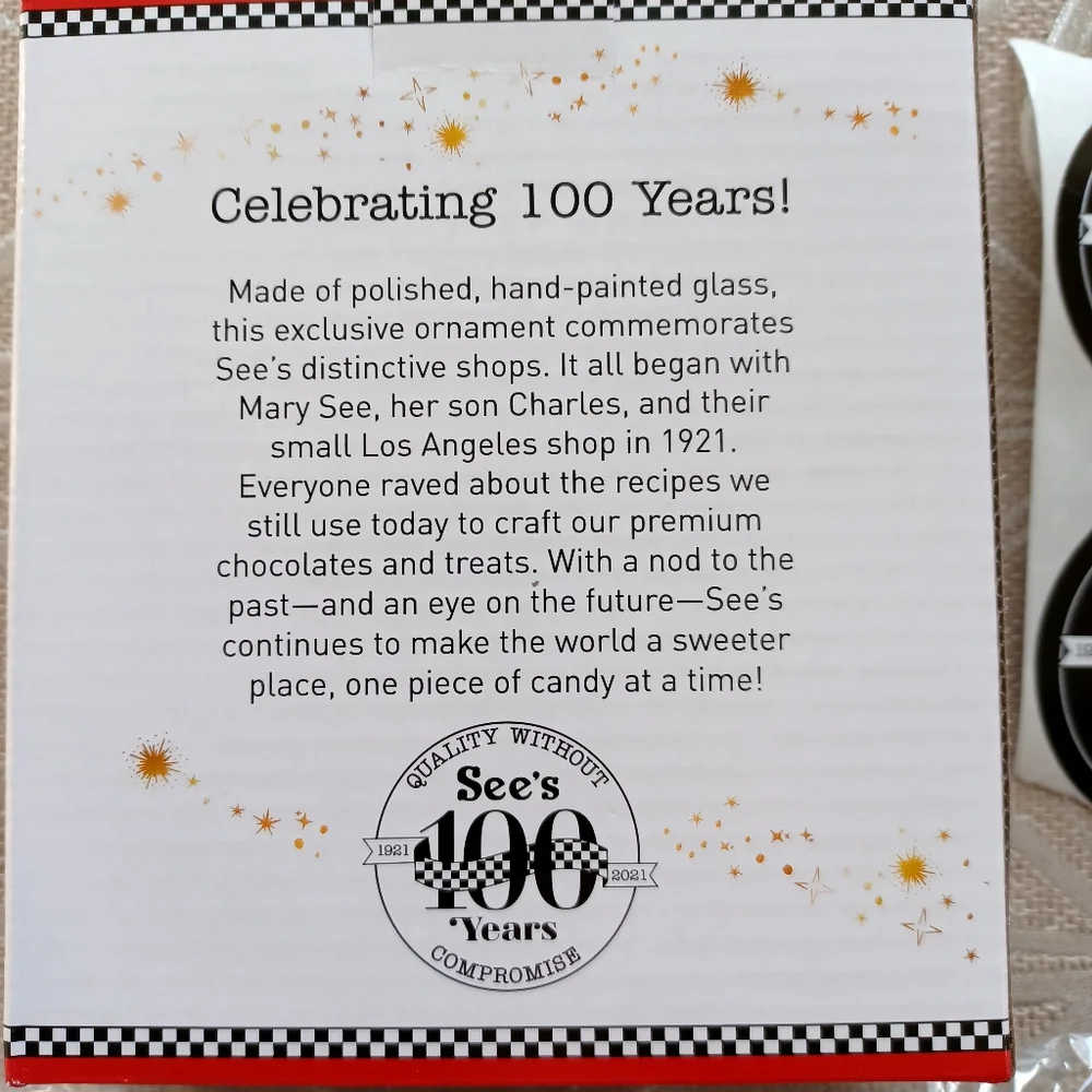 See's Candies 100 Year Anniversary Swag!